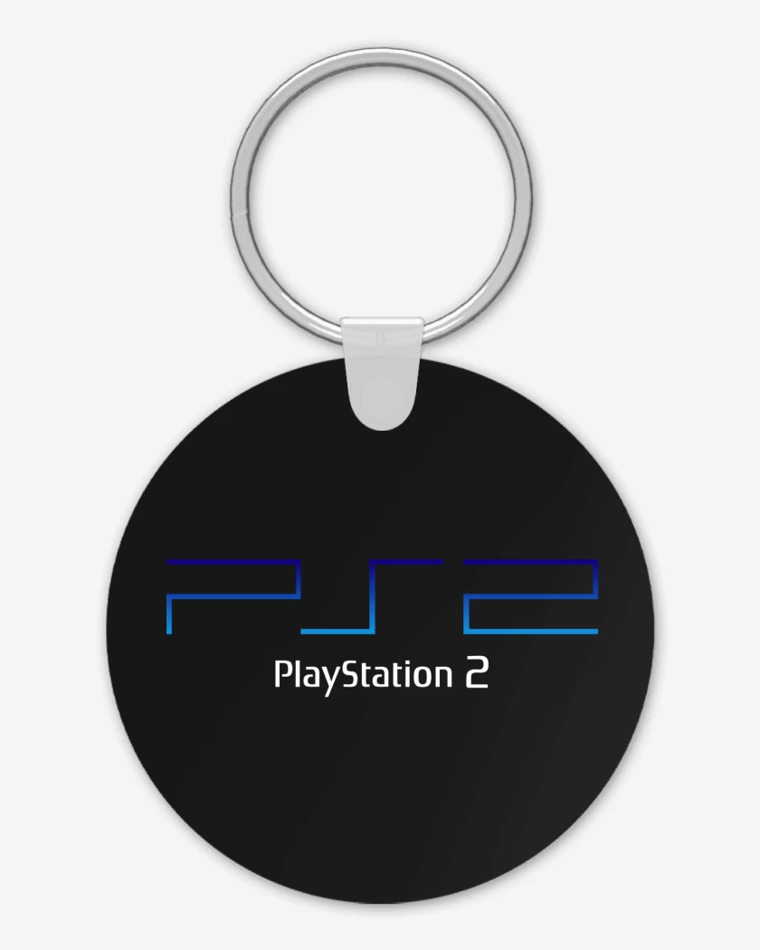 Llavero Negro de Consolas PS2