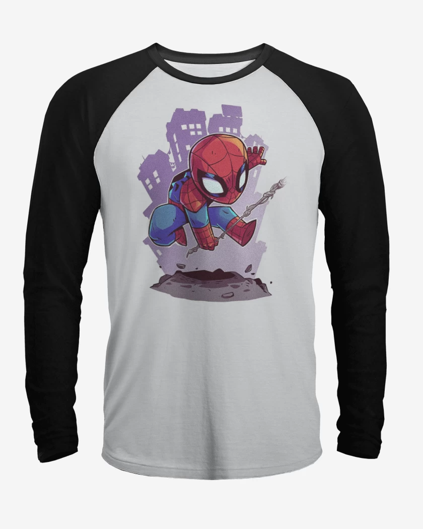 Polera Raglan Chibi Araña