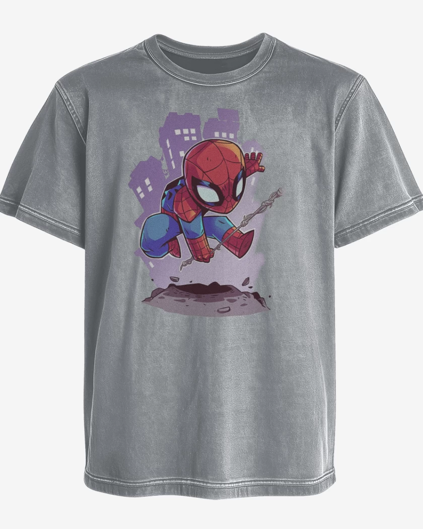 Polera desgastada Chibi Araña