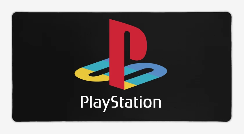 Mouse pad Gamer Negro de Consolas Playstation