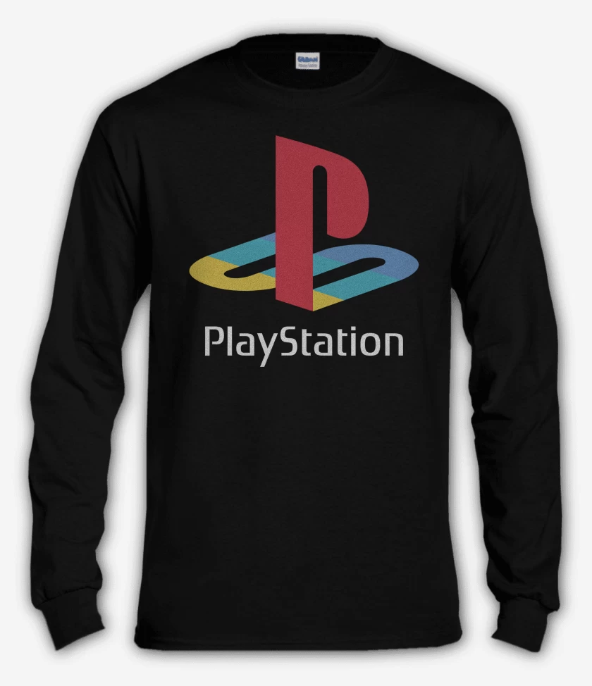 Polera manga larga Negro de Consolas Playstation