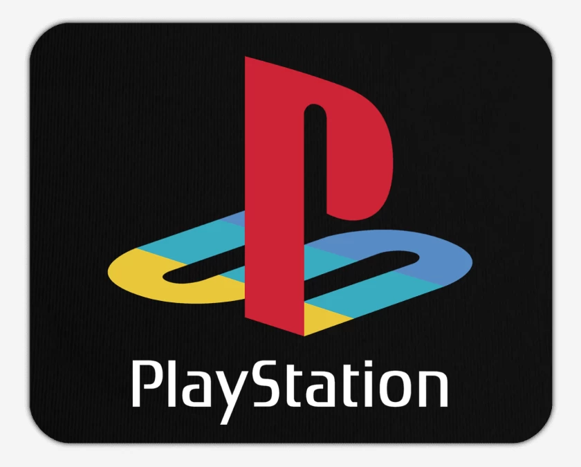 Mousepad Negro de Consolas Playstation
