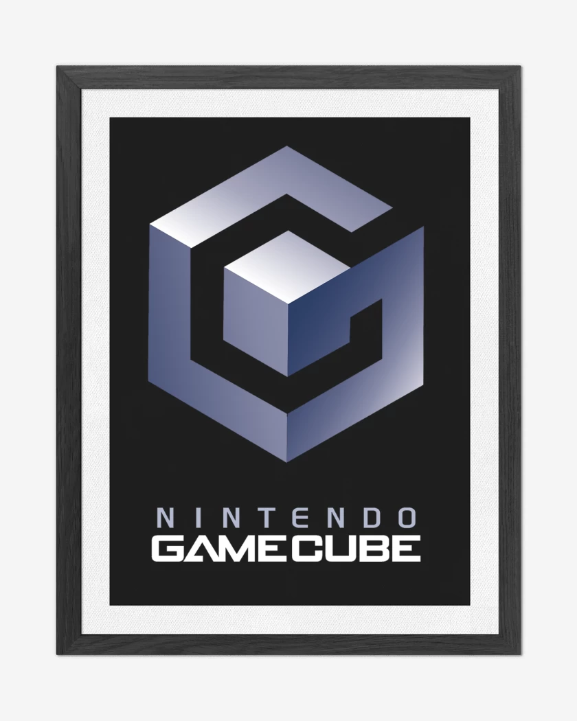 Cuadro decorativo Negro de Consolas Gamecube