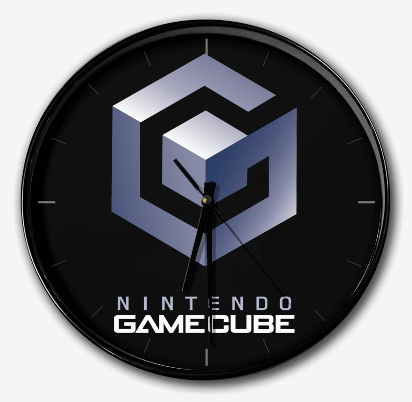 Reloj Negro de Consolas Gamecube