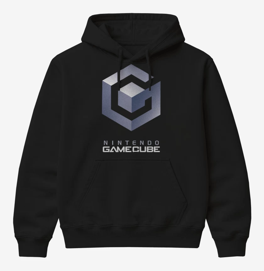 Poleron Canguro básico Negro de Consolas Gamecube