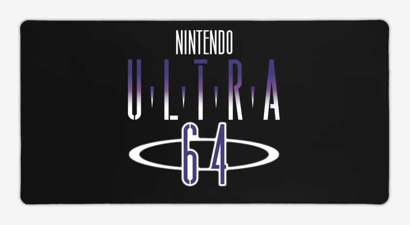 Mouse pad Gamer Negro de Consolas 64 ULTRA