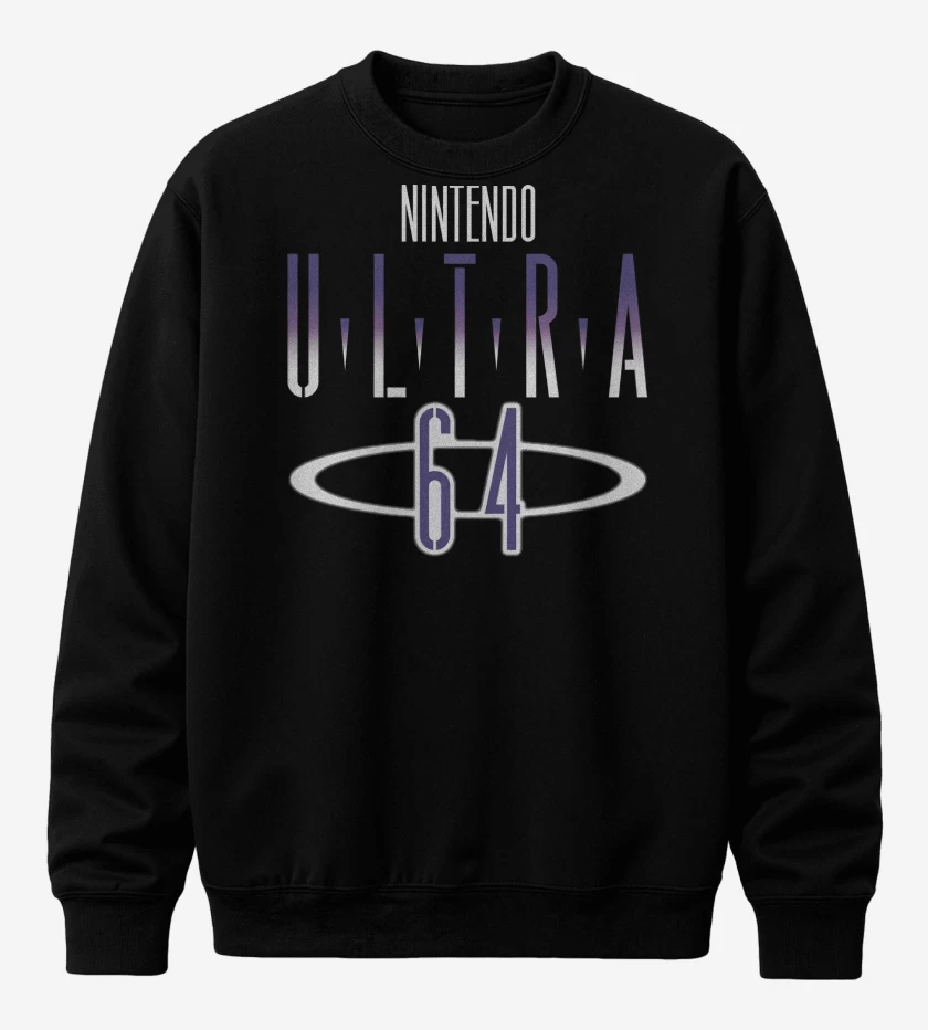 Poleron polo Negro de Consolas 64 ULTRA