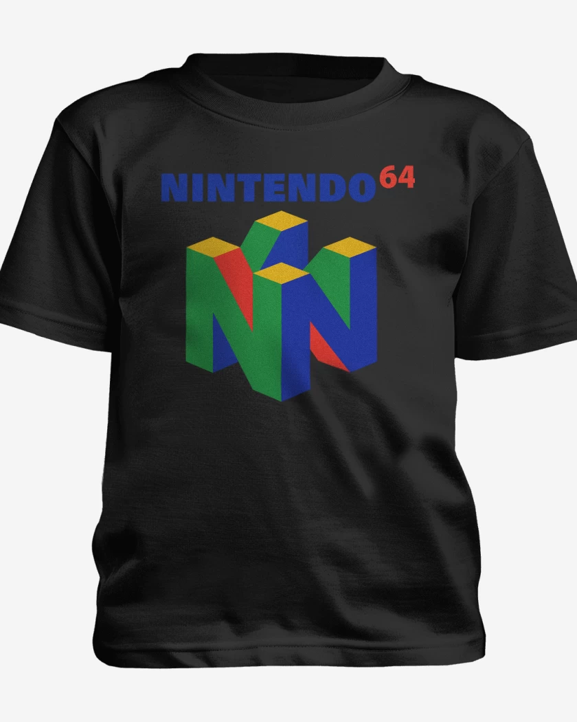 Polera de niño Negro de Consolas LA 64