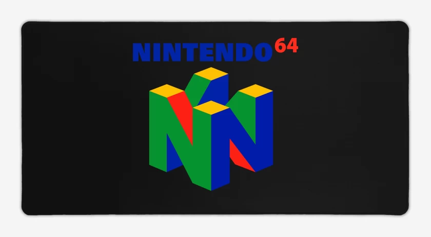 Mouse pad Gamer Negro de Consolas LA 64
