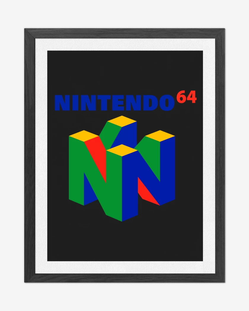 Cuadro decorativo Negro de Consolas LA 64