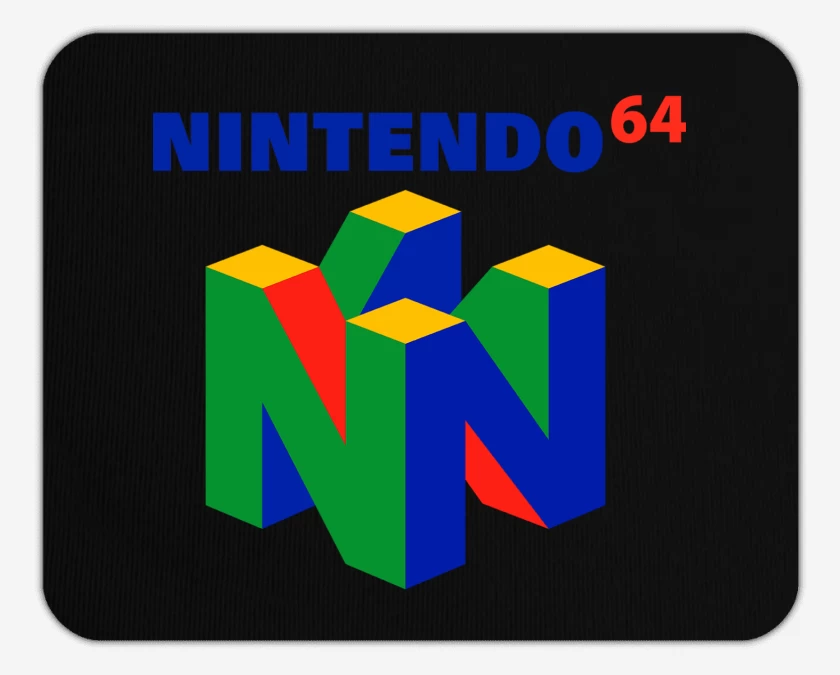 Mousepad Negro de Consolas LA 64
