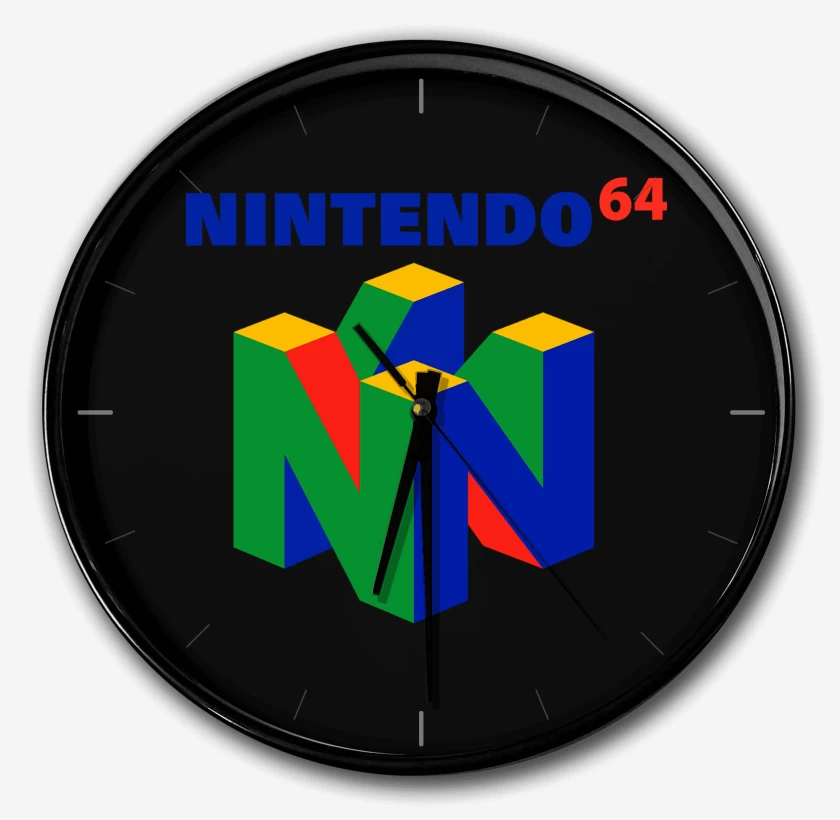 Reloj Negro de Consolas LA 64