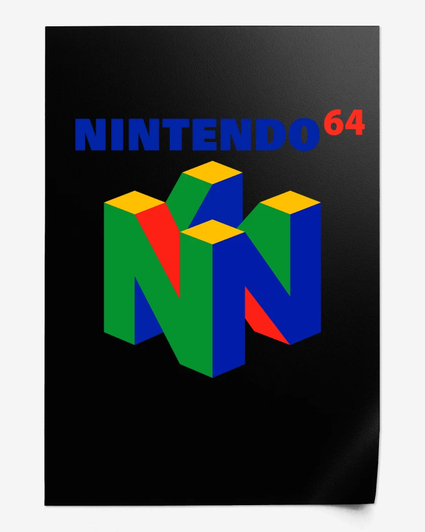 Print Negro de Consolas LA 64