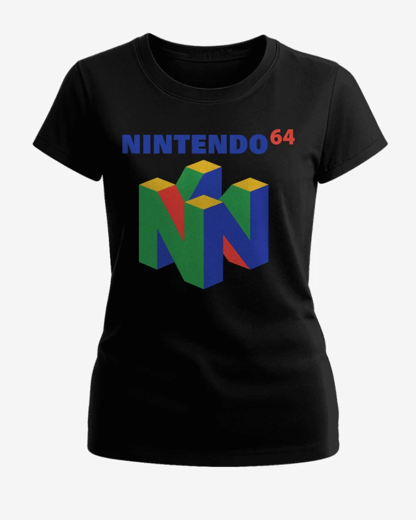 Polera de Mujer Negro de Consolas LA 64