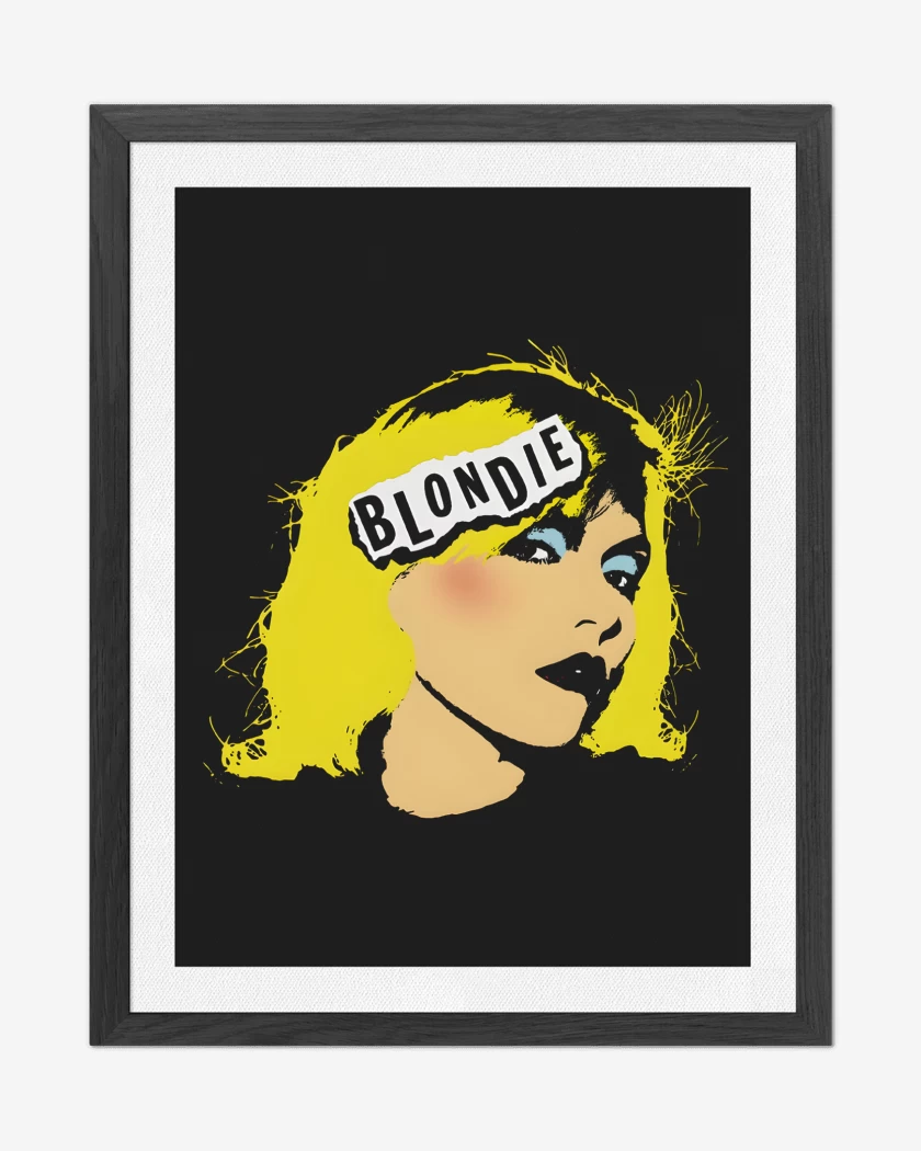 Cuadro decorativo Negro de Blondie Harry