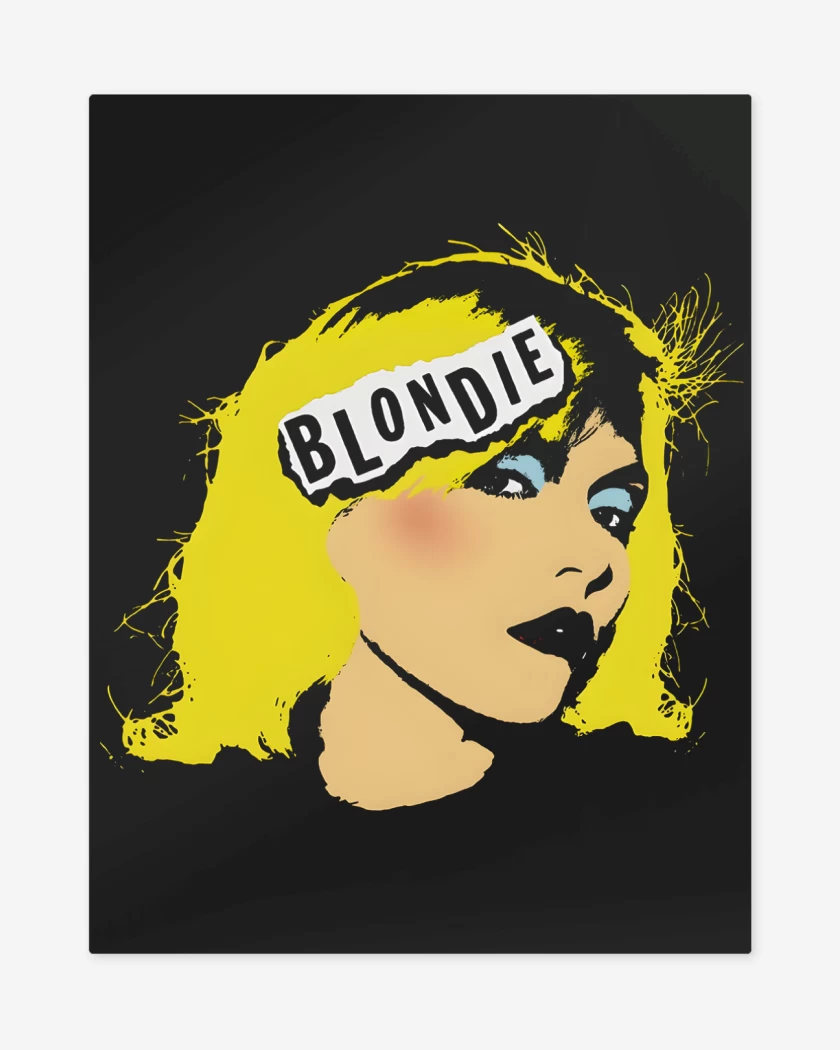 Print metalico Negro de Blondie Harry