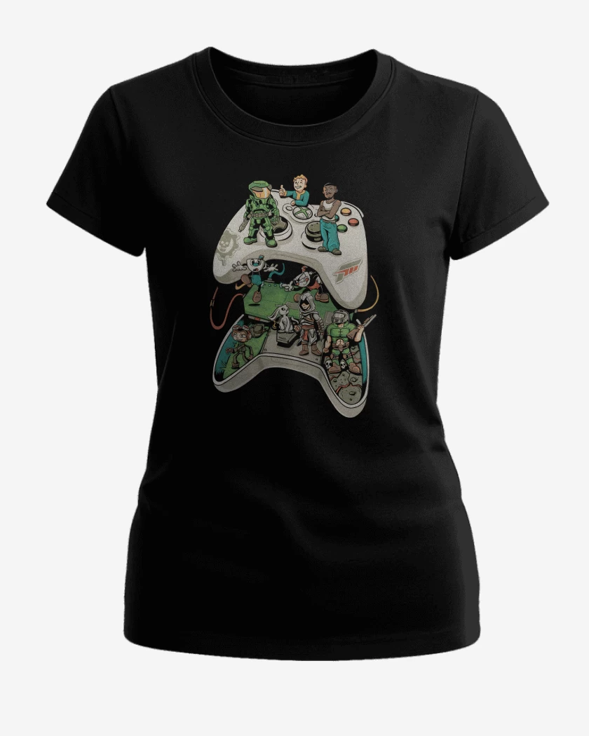 Polera de Mujer Negro de Joystick 360