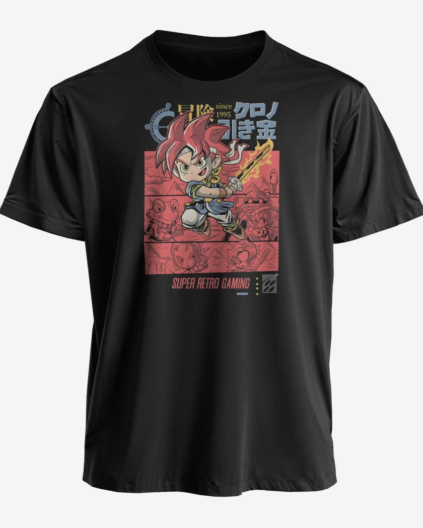 Polera premium Negro de Chrono Trigger