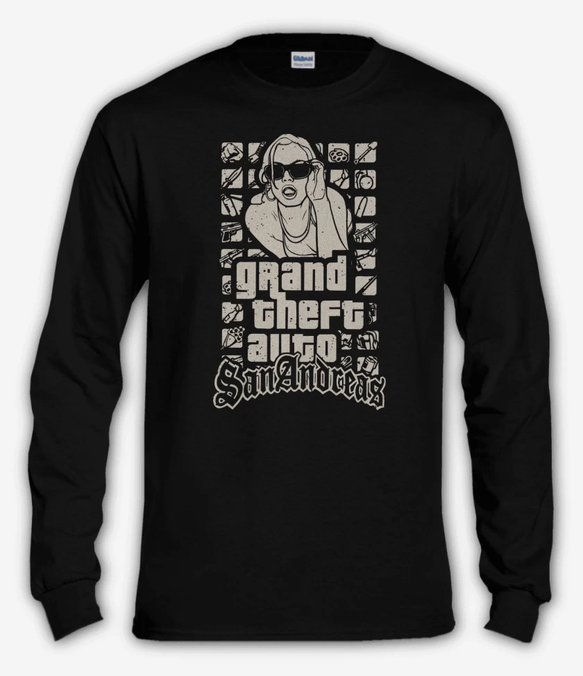 Polera manga larga Grand Theft Auto San Andreas