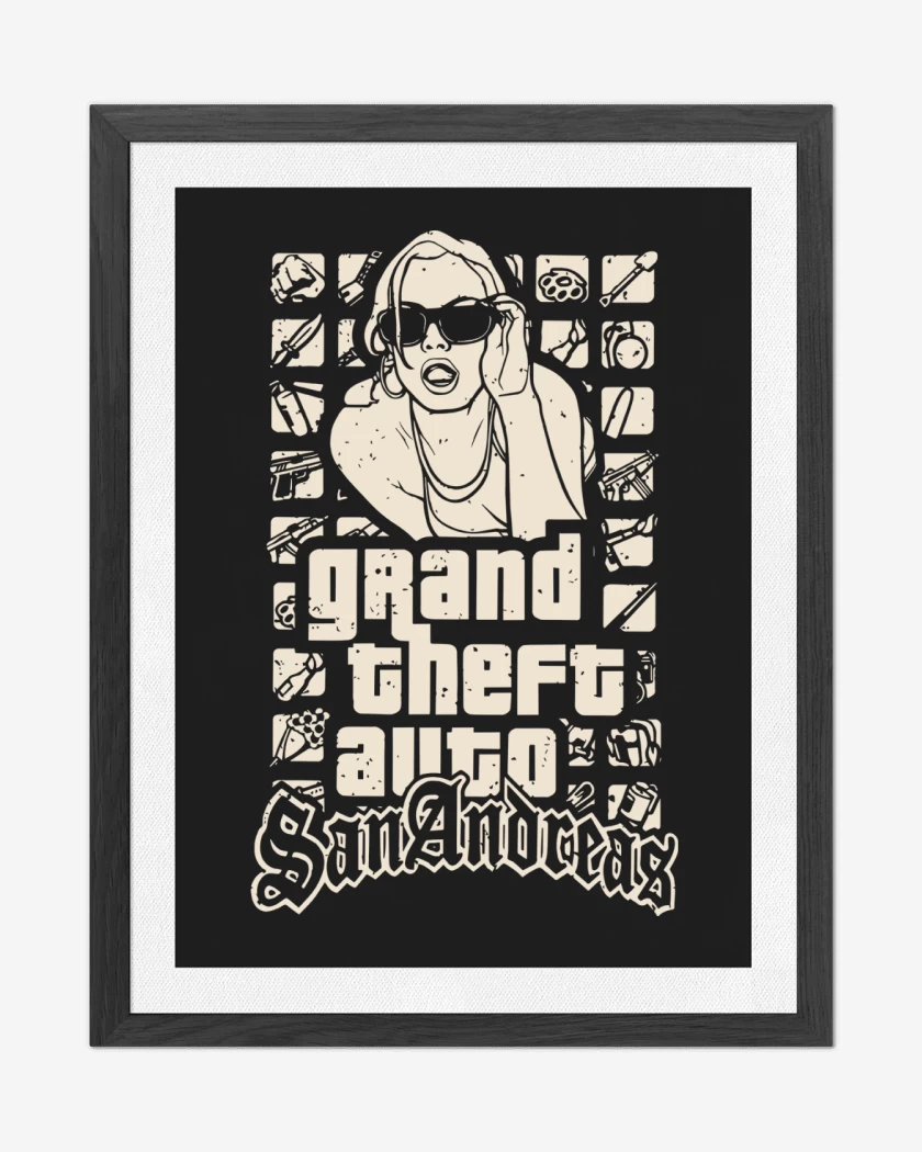 Cuadro decorativo Grand Theft Auto San Andreas
