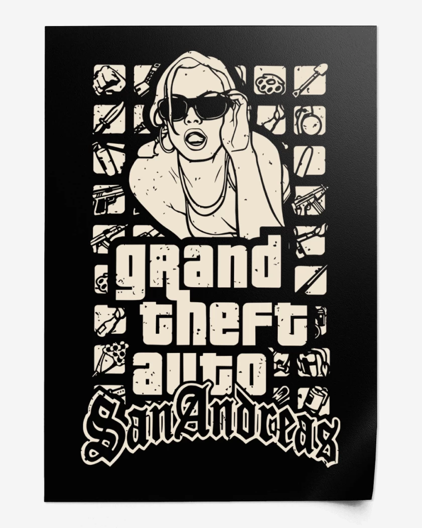 Print Grand Theft Auto San Andreas