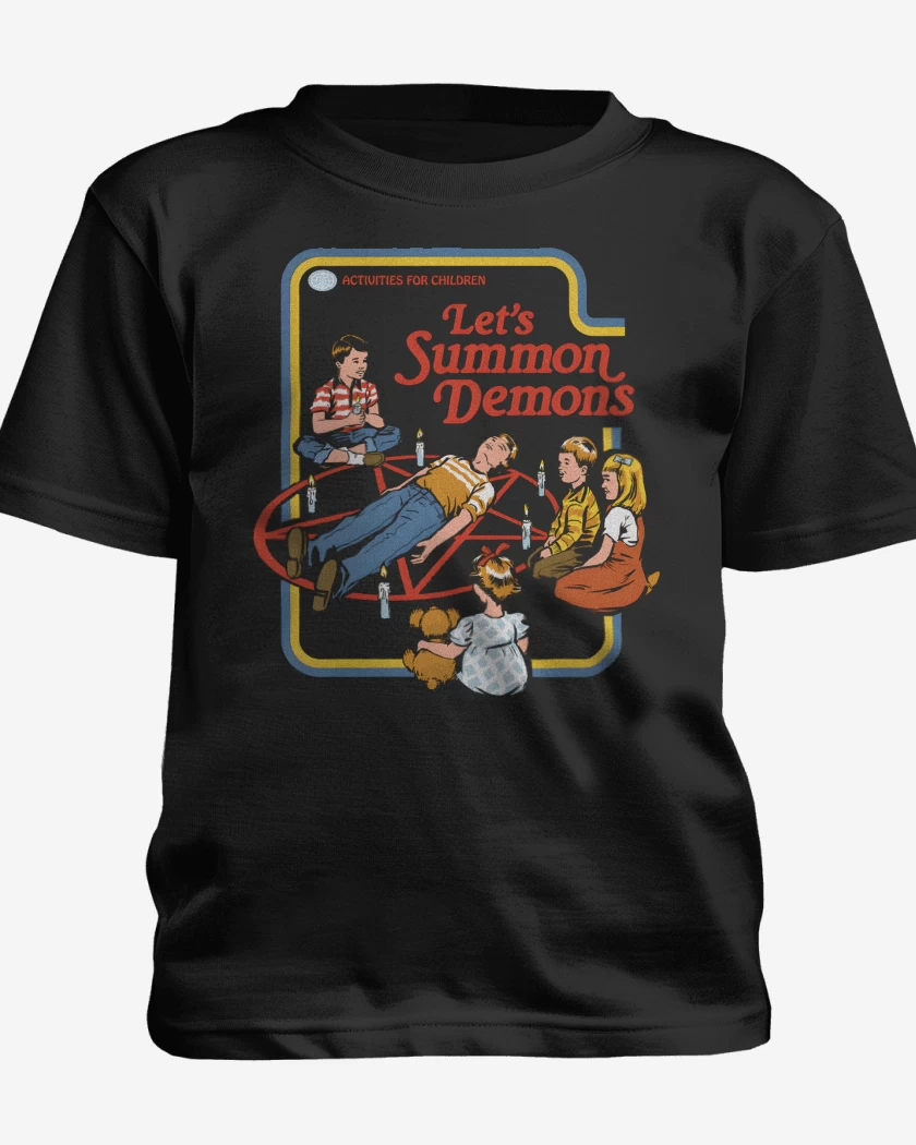Polera de niño Negro de Invocando Demonios