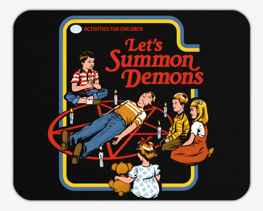 Mousepad Invocando Demonios