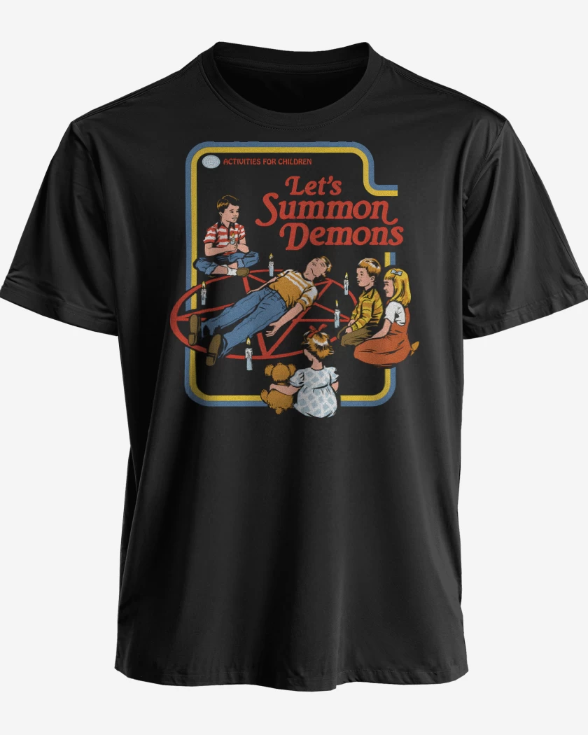 Polera premium Negro de Invocando Demonios