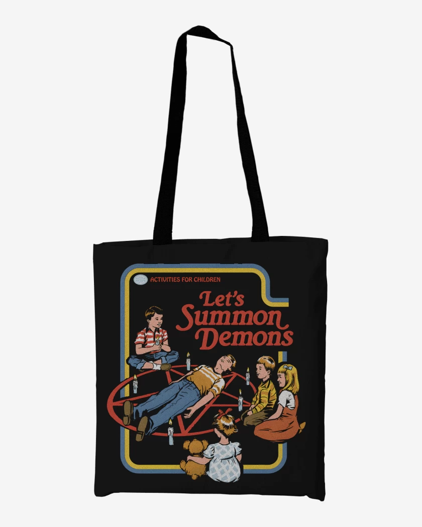 Totebag Negro de Invocando Demonios