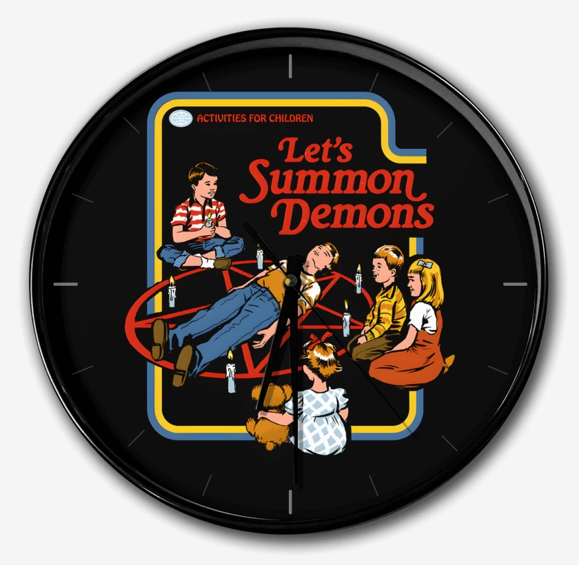 Reloj Negro de Invocando Demonios