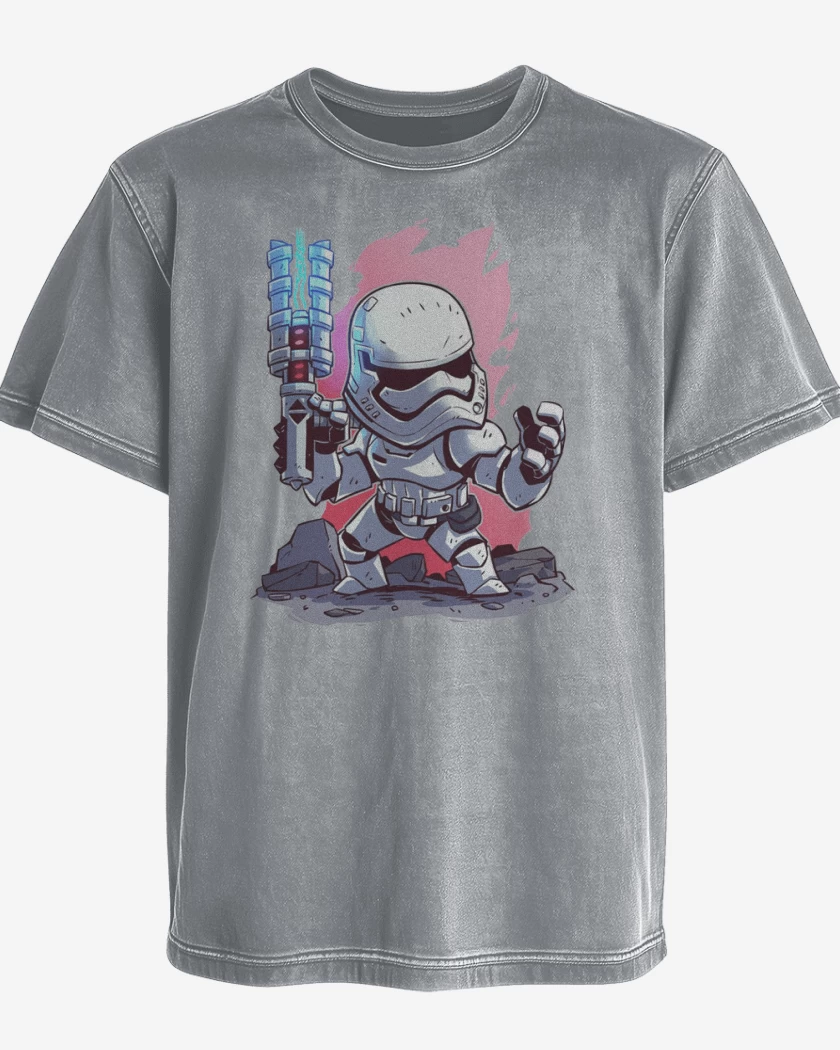 Polera desgastada Chibi Trooper