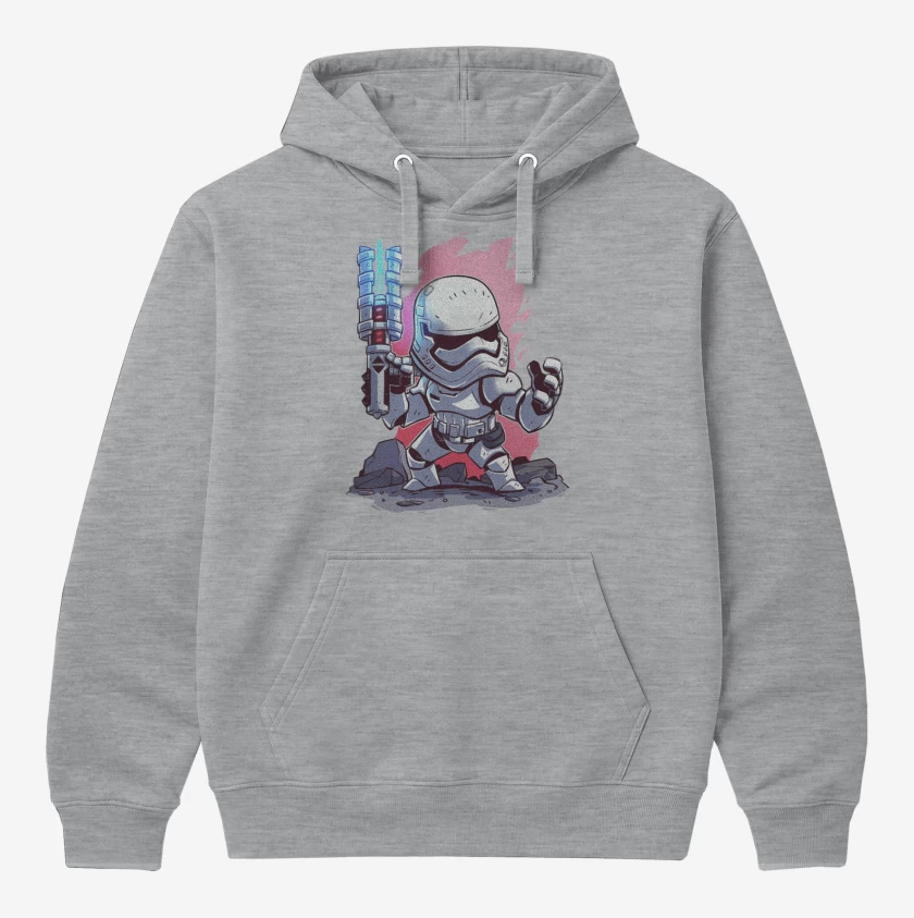 Polerón Canguro Gris Melange de Chibi Trooper