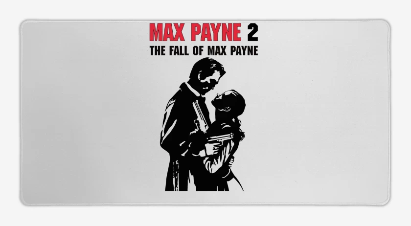 Mouse pad Gamer Blanco de Max Payne 2 The Fall of Max Payne