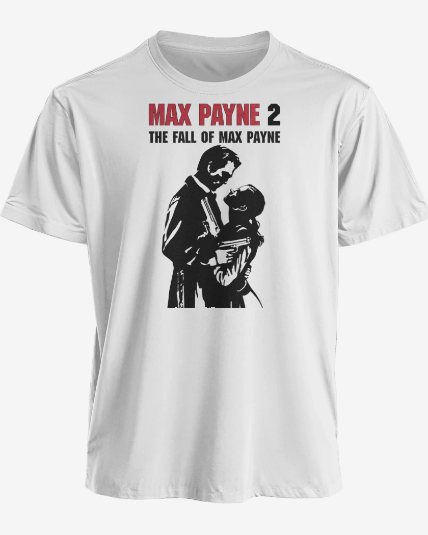 Polera premium Blanco de Max Payne 2 The Fall of Max Payne