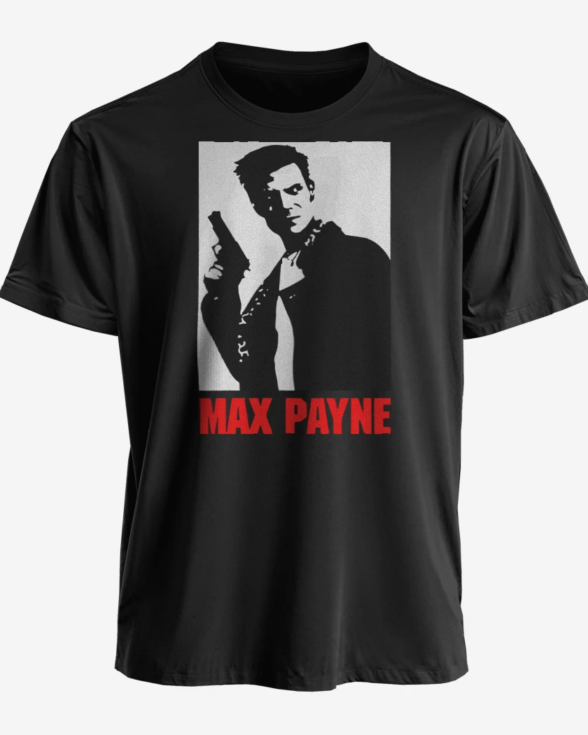 Polera Negro de Max Payne
