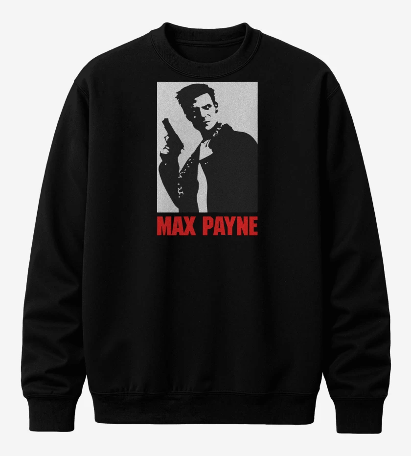 Poleron polo Negro de Max Payne