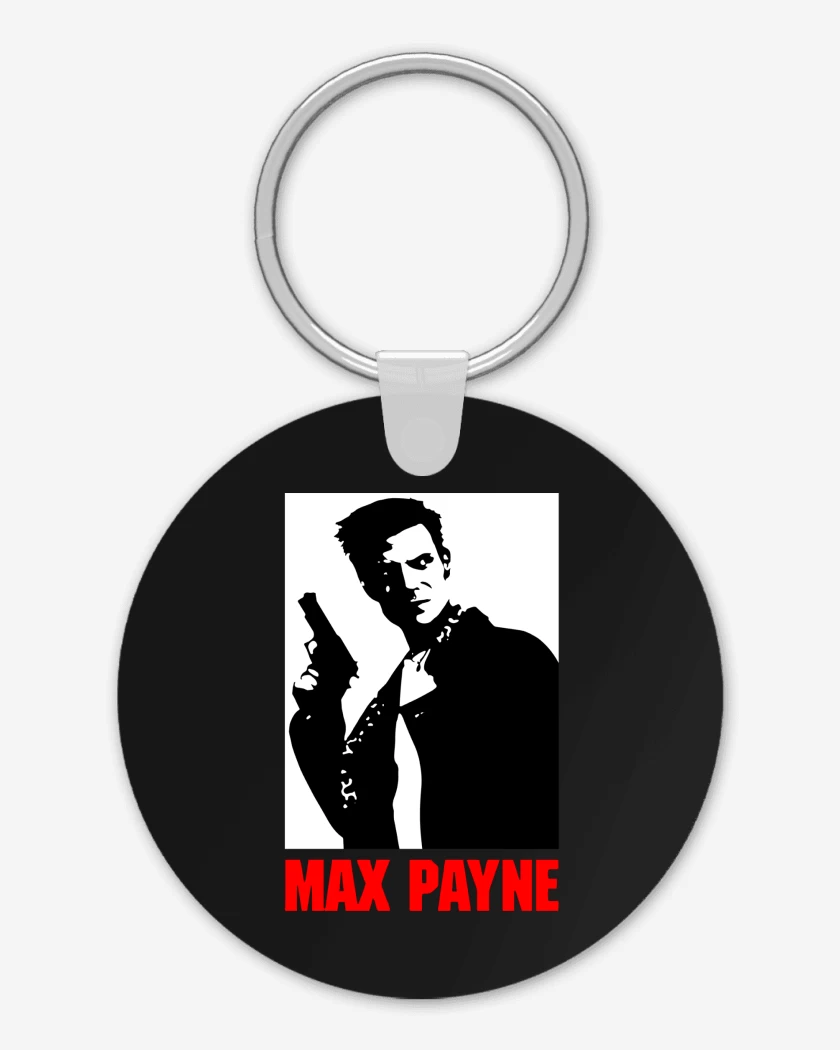 Llavero Negro de Max Payne