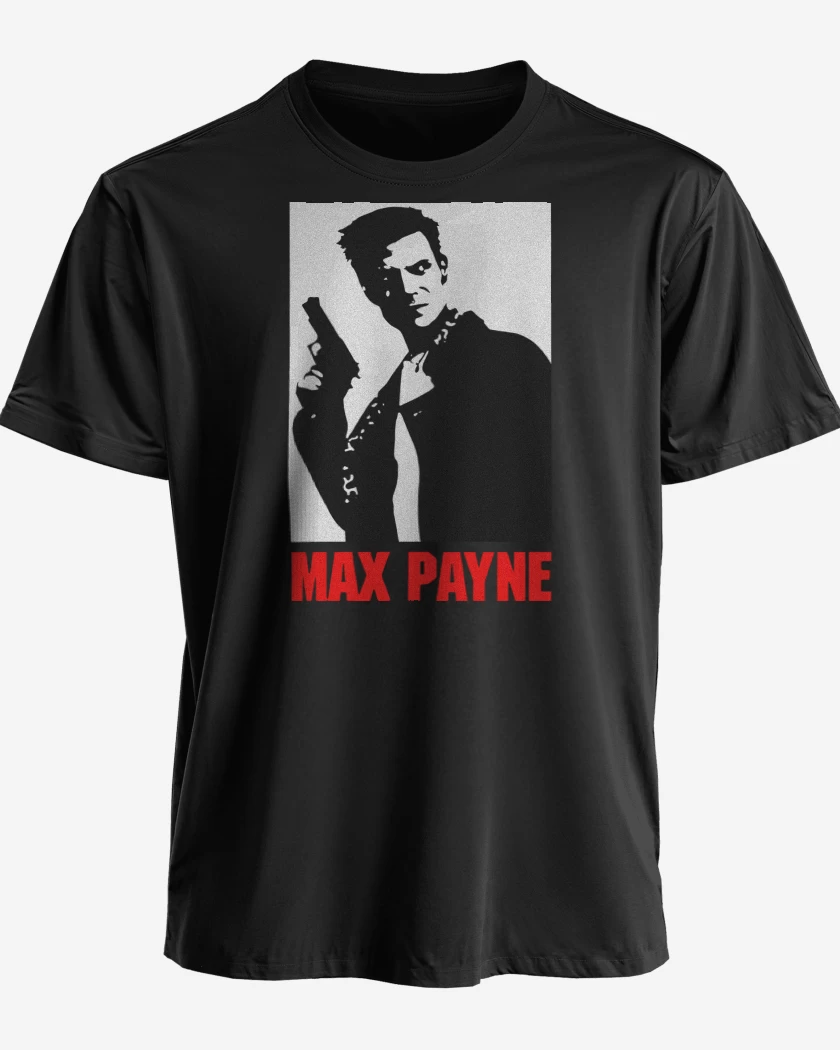 Polera premium Negro de Max Payne