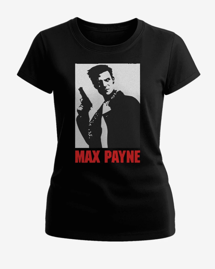 Polera de Mujer Negro de Max Payne