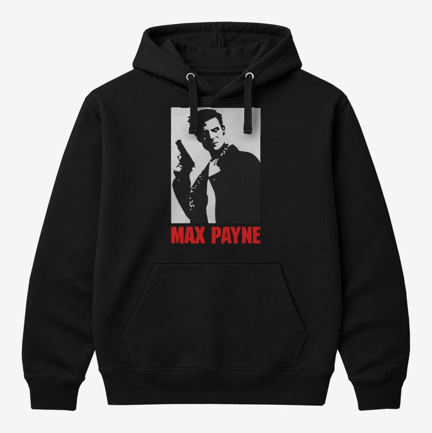 Polerón Canguro Negro de Max Payne