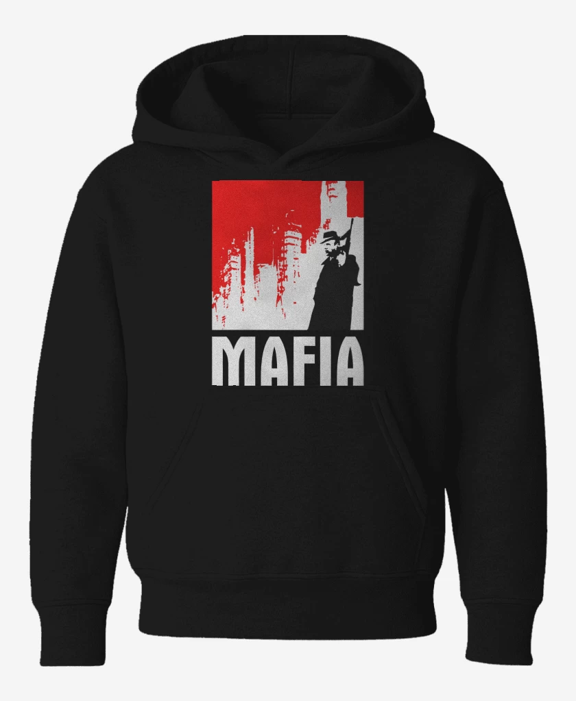 Poleron de niño Negro de Mafia