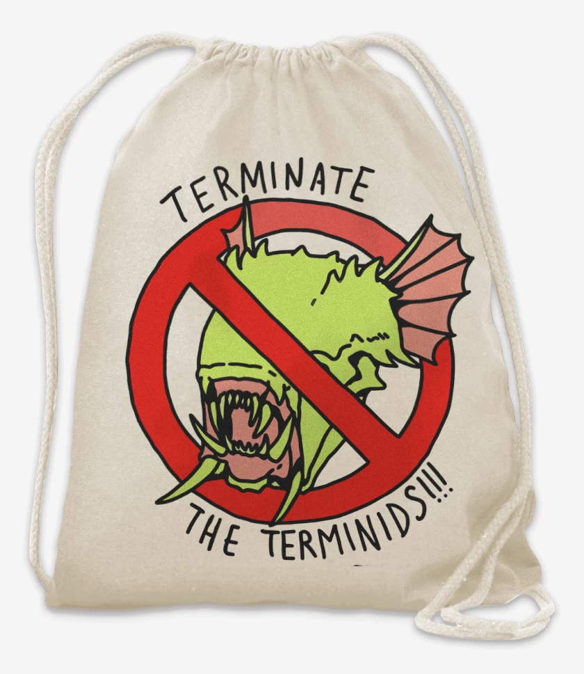 Mochila Blanco de Helldivers 2 Anti Terminidos