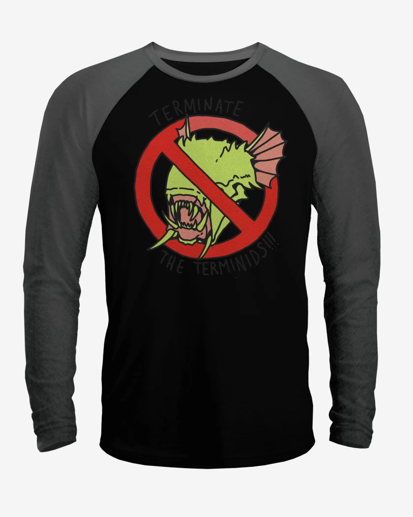 Polera Raglan Helldivers 2 Anti Terminidos