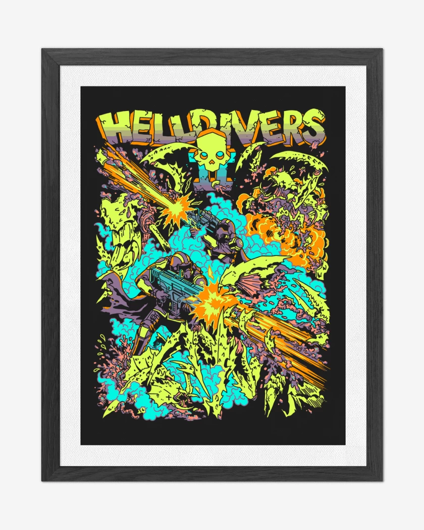 Cuadro decorativo Helldivers 2 For Democracy