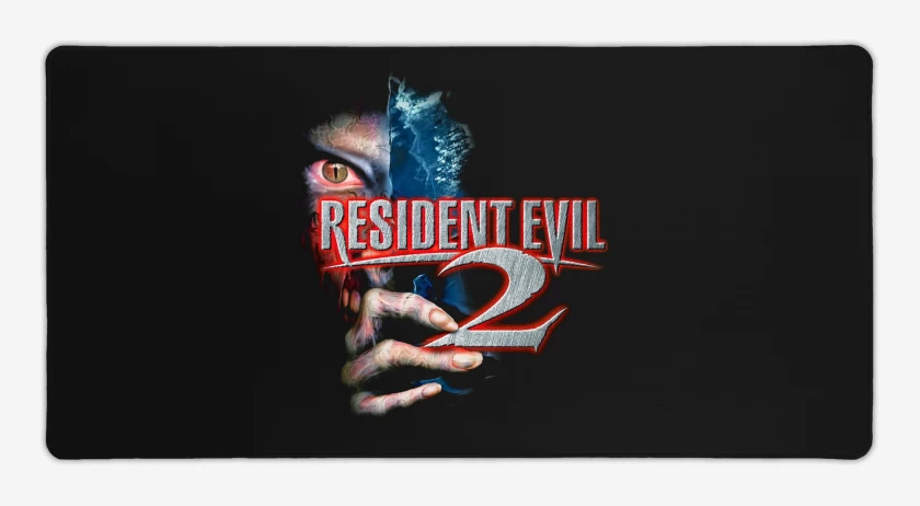 Mouse pad Gamer Negro de Resident Evil 2
