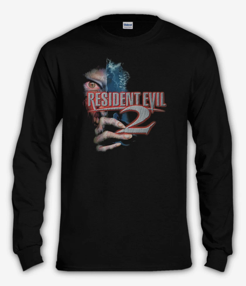 Polera manga larga Negro de Resident Evil 2