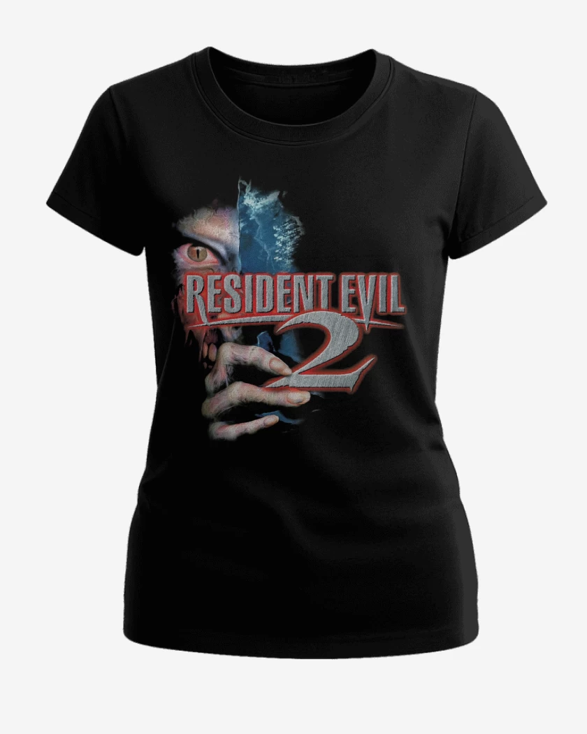 Polera de Mujer Negro de Resident Evil 2