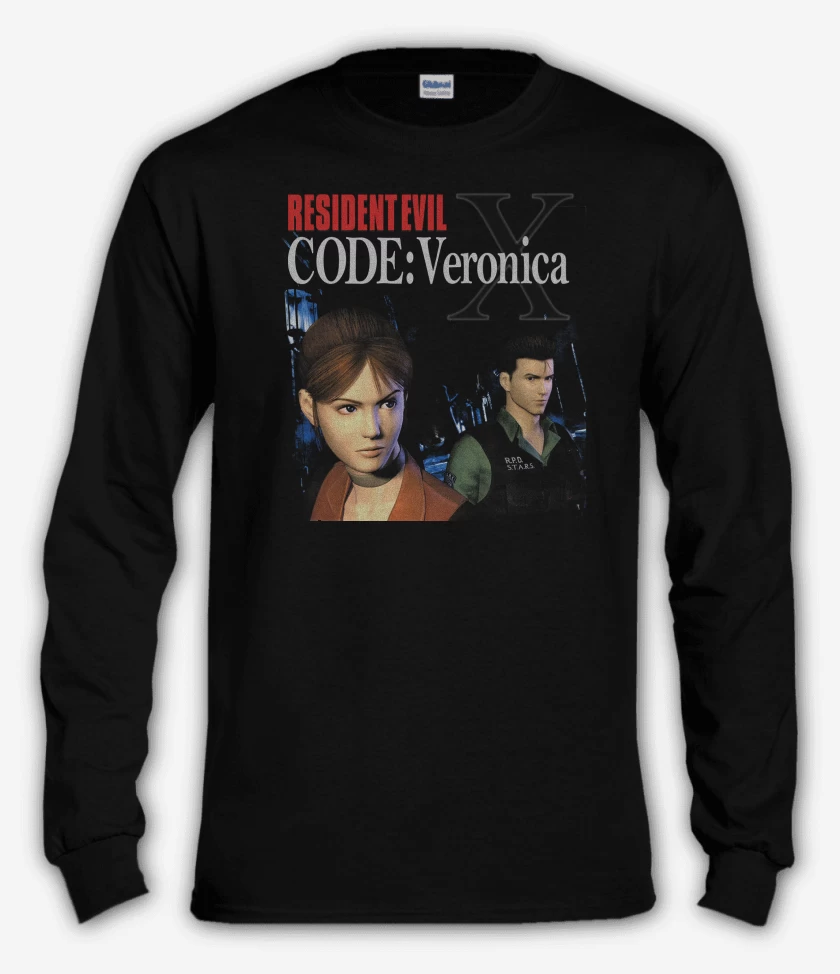 Polera manga larga Negro de Resident Evil Code Veronica