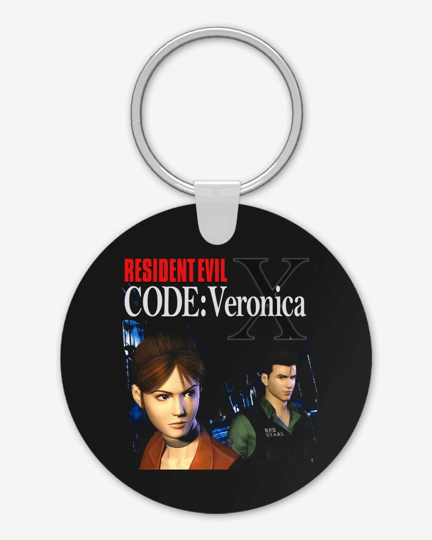 Llavero Negro de Resident Evil Code Veronica