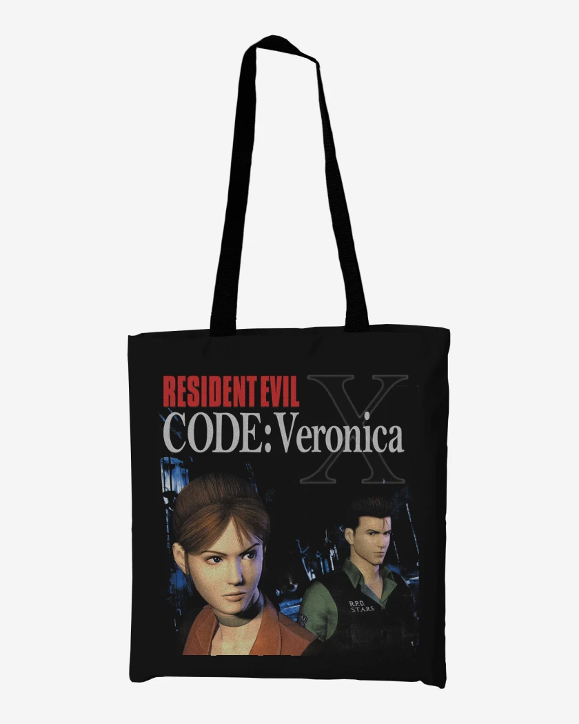Totebag Negro de Resident Evil Code Veronica